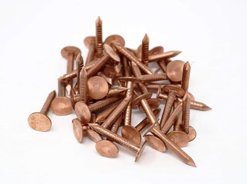 fiXte Copper Clout Nails Suitable for Roofing DIY Tree Stump Removal etc. 25 Pieces
