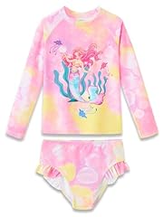 2 Pc Pink Cartoon Mermaid