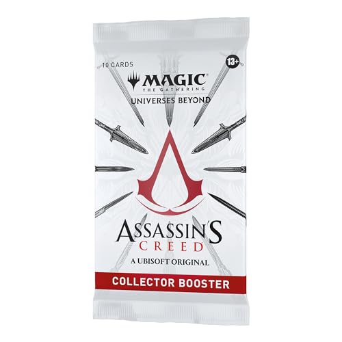 Magic: The Gathering - Assassins Creed Collector Booster | 10 Cards in Each Pack | Collectible Trading Card Game for Ages 13+