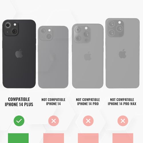 Pegatina fibra de carbono iPhone 14 Plus vinilo protector 3M de trasera y laterales 3