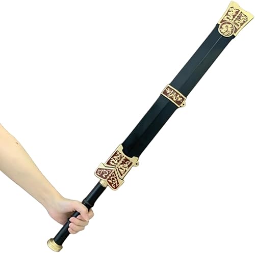 Miniatura 2 de damdos Espada tradicional china de Halloween, accesorios de Halloween, espada de Kung Fu de Han Dynastiy, para juegos de rol, regalos de cumpleaños