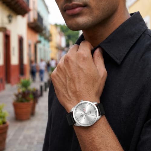 Image of Walrus INC Series Men's Analog Watch - Vegan Leather Strap, Stylish & Modern Style | Perfect for Formal and Casual Wear