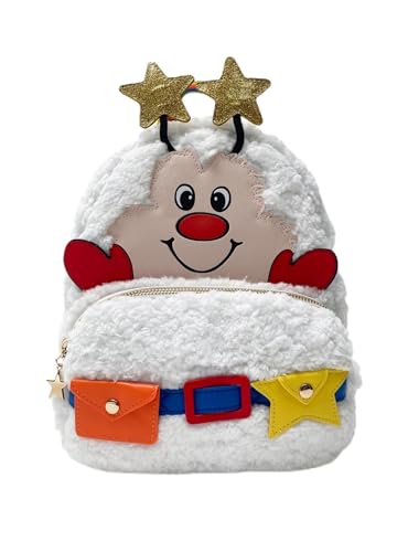 Rainbow Brite Twink Fuzzy Figural Mini Backpack RAINBOW NONE