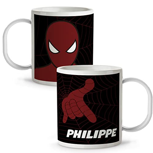 Niños Nombre Del Superhéroe Del Cómic Thiago Para Niños Taza De Café