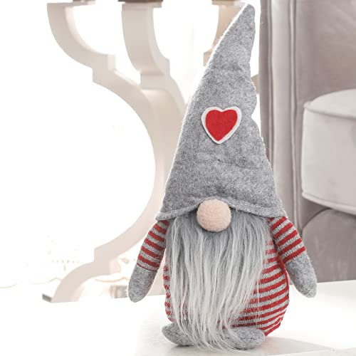 Valentine Gnomes,Valentines Decorations for the Home,Valentines Plush Scandinavian Gnome Gift Tomte Nisse,Valentines Day Gifts for Him Her Kids Girlfriend Teacher,Valentine Decor Ornaments, 12.5 Inche