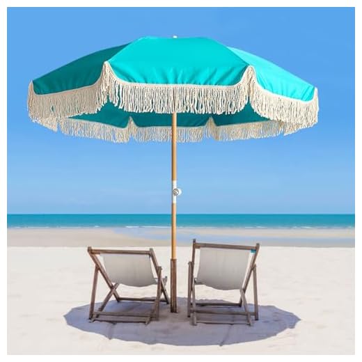 Blue Outdoor Patio Umbrella with UV Protection
