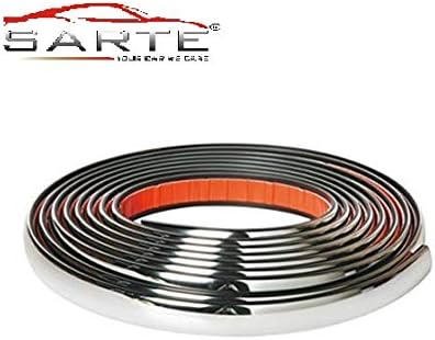 LOWRENCE SARTE 10 mm Side Window Chrome Beading Roll (5 m)