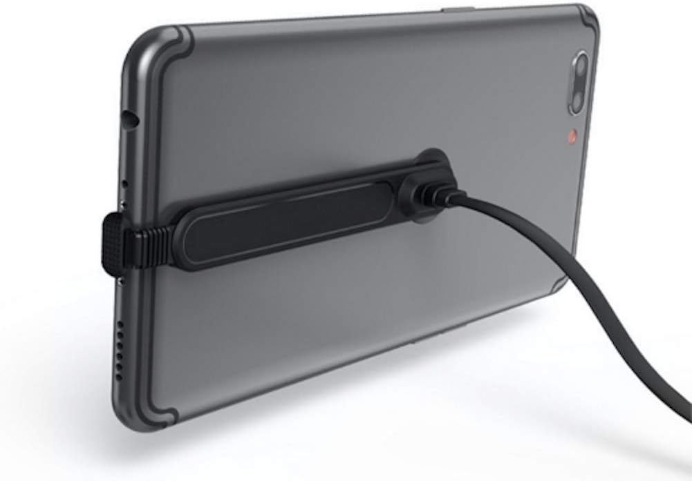 AIK Cable Gaming Charger Right Angle 180 Back Degree L Shape Fabric Braided Cord Data Sync and Fast Charging Cable Compatible Samsung, iPhone, Android Smartphones(USB Type-C (1M/3.3FT))