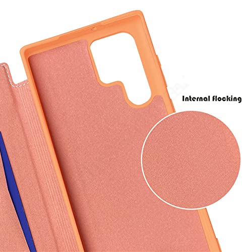 Étui silicone liquide Samsung S22 Plus rabat cuir vert foncé 6.6 - 6