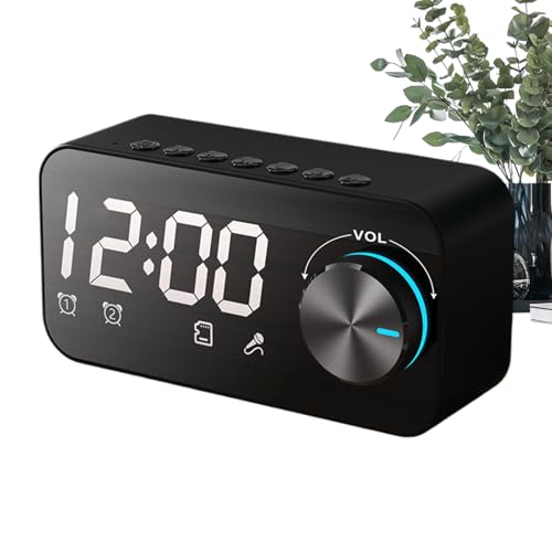 Despertadores digitales con altavoz y control táctil para un ajuste de volumen cómodo 6