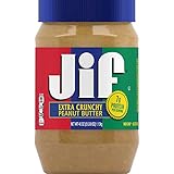 Jif Extra Crunchy Peanut Butter, 40 Oz