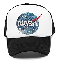 NASA Fusion Emblem Ultra-Vintage - NASA Kids Baseball Rapper Cap Black