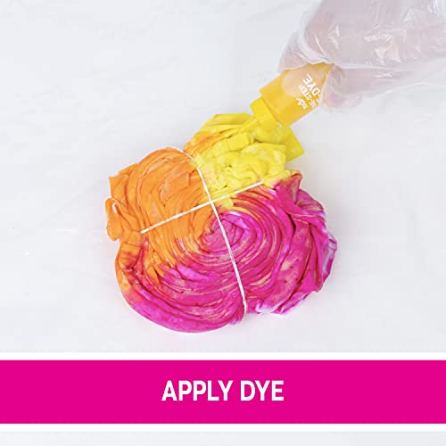 Tulip One-Step Tie-Dye Kit Easy Techniques for Fun Fabric Designs, Glow & Neon Dye Colors DIY Activity & Gift Idea, Glow-in-The-Dark - Image 10