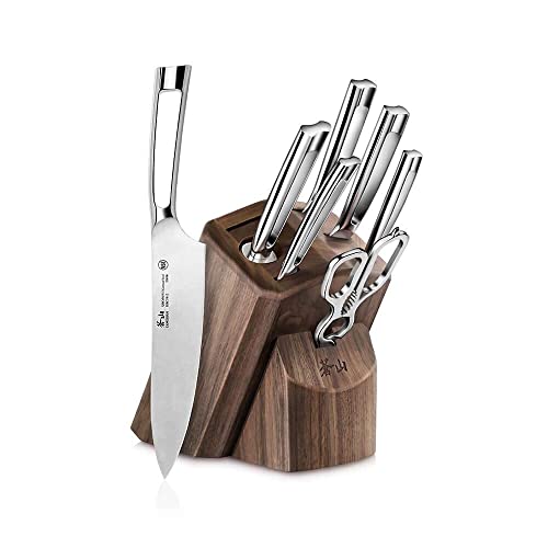 Cangshan N1 Series 1022612 German Steel Forged 8-Piece Knife Block Set, Walnut - Image 3