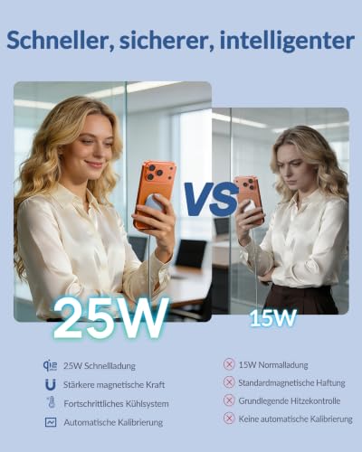 25W Qi2 Wireless Charger +30W Ladegerät für Magsafe iPhone 18 17 16 Pro Max – Ansicht 3