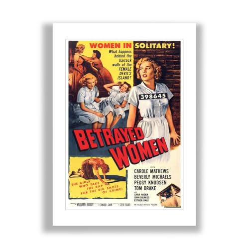 Affiche Betrayed Women In Solitaire Spiffing Prints anti-reflet pour grand mur blanc XL