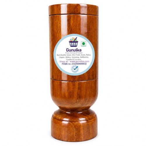 Image of Indian Kino Tree Vijaysar Tumbler | Ayurvedic Wooden Glass for Diabetes Care & Joint Support | Natural Herbal Cup (Large)