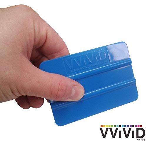 Image of VViViD Blue Handheld Vinyl Wrap Applicator Squeegee (6 Pack)