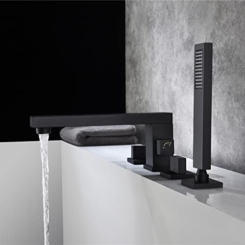 Robinets de baignoire et ensemble de douche de bain mural avec pommeau de douche complet - 2