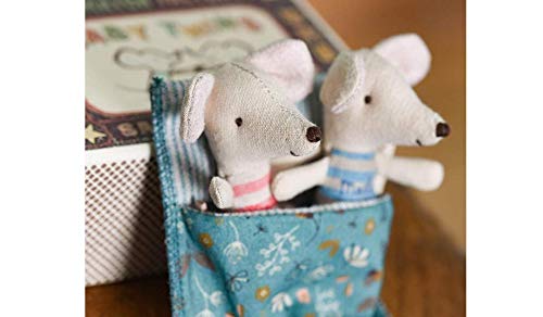 Maileg Mouse in A Box - Baby Twins