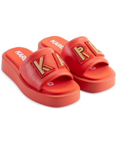 Image of KARL LAGERFELD Women's Opal Embellished Platform Sandal