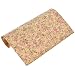Lychee A4 Flowers Printed Soft Cork Fabric Colorful for DIY Earrings Handcrafts