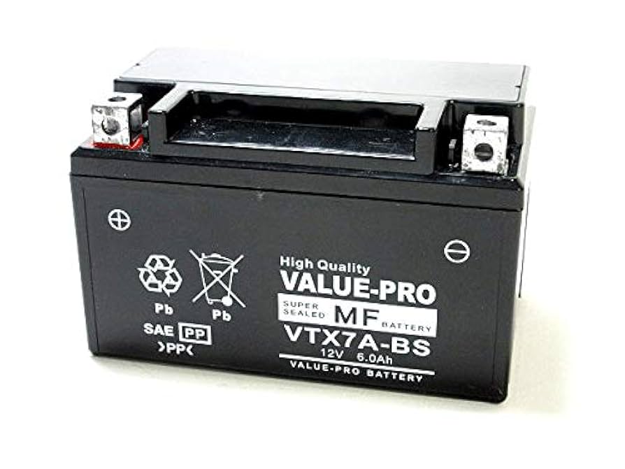 Amazon | VTX7A-BS 充電済み VALUE PRO MF バッテリー YTX7A-BS