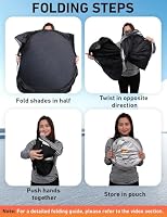 EcoNour Windshield Sunshade Compatible for Honda Civic 11th Gen 2022-2026 — image 7