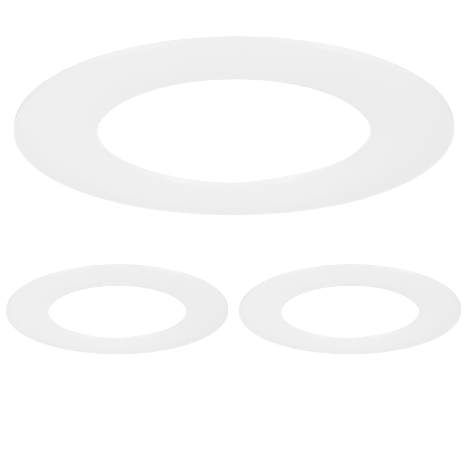 VIAPUICE Recessed Light Trim Ring for ID 71mm OD 114mm 3Pcs, White
