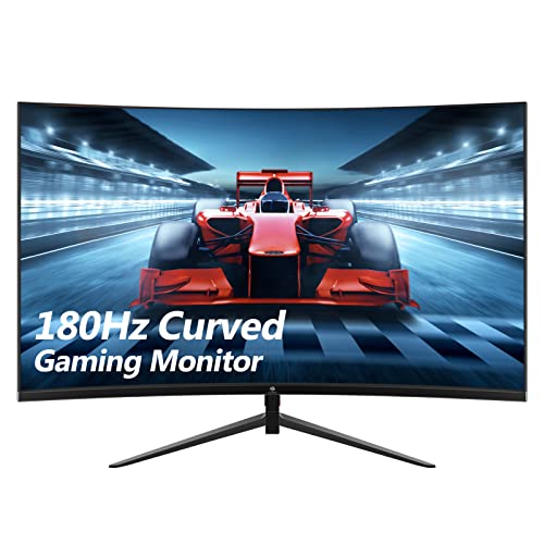 Z-Edge Ug24 24-Inch Curved Gaming Monitor 180Hz Refresh Rate, 1Ms Mprt, Fhd 1080 Gaming Monitor, R1650 Curved, Amd Freesync Premium Display #TOP7