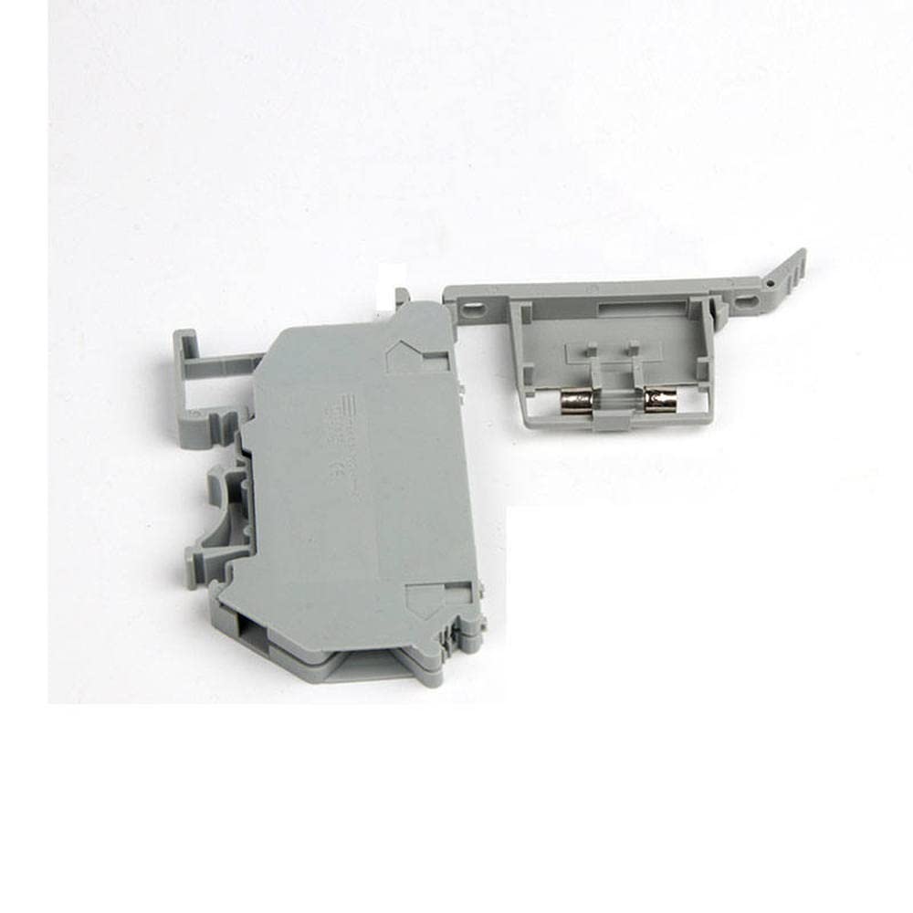 5PCS UK5-HESI UK5RD 4mm2 DIN Rail Screw Clamp Fuse Terminal Blocks Connector UK-HESI