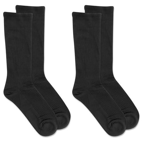 Dr. Scholl's Men's Ultra Soft Rayon Crew Socks-2 Pairs-Non-Binding Comfort & Moisture Wicking3
