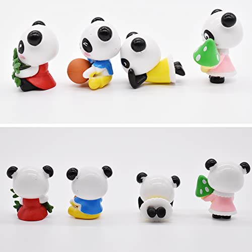 BESTZY Panda Figurines Panda Cake Toppers
