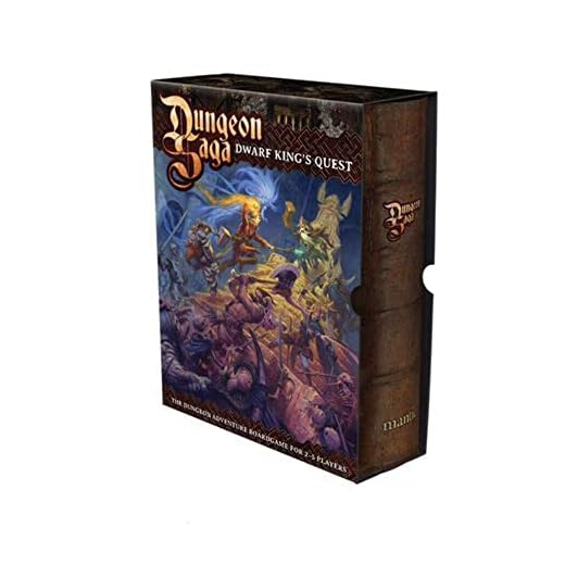 Mantic Games - MGDS01 - Dungeon Saga The Dwarf Kings Quest - Fantasy 28mm Miniature Adventure Strategy Board Game