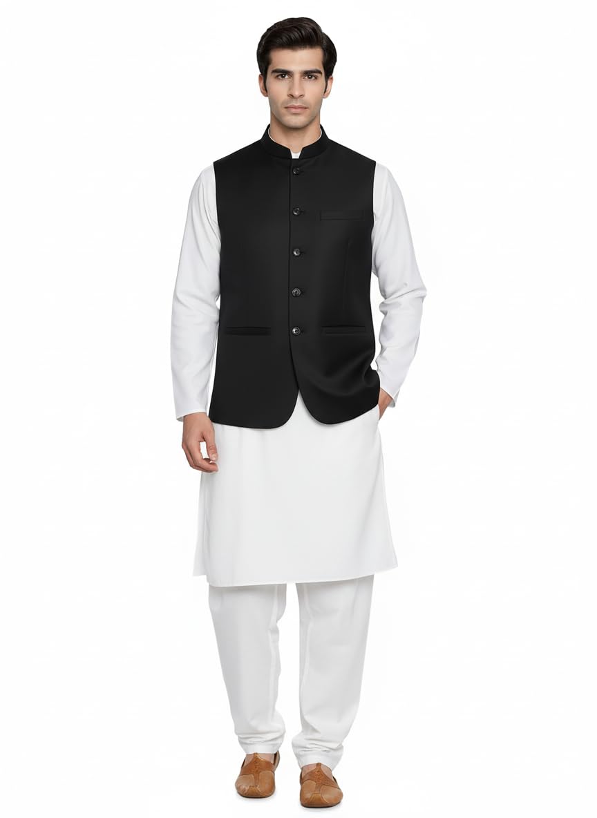 Bandi Modi Koti, Nehru Jacket for Men, Cotton Waistcoat for All Occasion: Diwali, Wedding, Ethnic, Office Party, Formal & casual Look