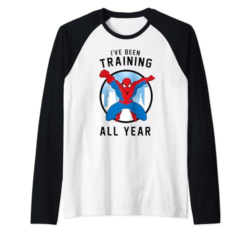 T-shirt Baseball Raglan Spider-Man Marvel pour fans de sport