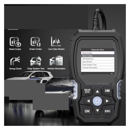Escáner automotriz OBD2 multimarca y herramienta de diagnóstico inteligente para vehículos diésel 6
