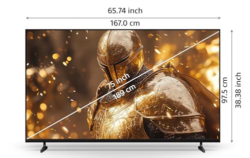 Sony 189 cm (75 inches) BRAVIA 2M2 Series 4K Ultra HD Smart LED Google TV K-75S25BM2