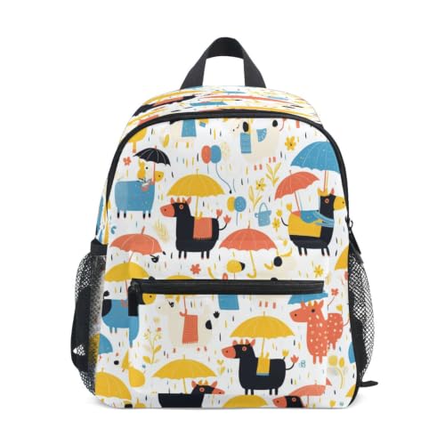 Cartable pour garçons filles motif vache Art Des Pluies pour s'endormir et grandir sereinement