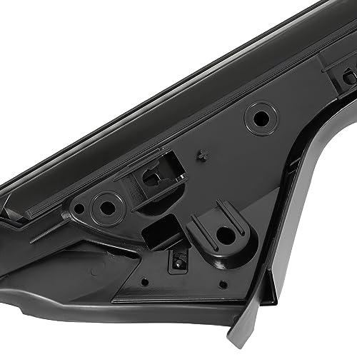 Image of ECOTRIC Windshield A-Pillar Molding Trim Compatible with 2011-2019 Ford Explorer Replace for BB5Z7803144AA BB5Z-7803136-AA BB5Z7803136BA BB5Z-7803144-AA Window Trim Panel Passenger Side Outer&Inner