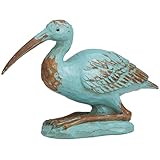 Deco 79 Polystone Bird Decorative Sculpture Distressed Home Decor Statue with...