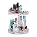 Produktbild Relaxdays Kosmetik Organizer drehbar, großer Make Up Organizer, Acryl, Einlegefächer, HBT 29,5 x 26 x 26 cm, transparent