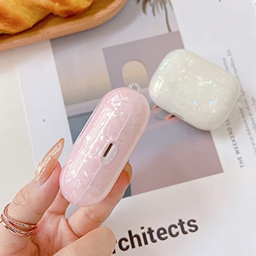 Cocomii Pearl Airpods Pro Case - Pearl Glitter - Slim - Lightweight - Glossy - Keychain Ring Shiny Sparkle Sequin Bling - Luxury Headphone Case Cover Compatible With Apple Airpods Pro (Iridescent) #TOP2