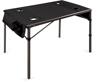 NCAA Indiana Hoosiers Soft Top Travel Table, Black, One Size (799-00-179-674-0)