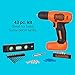 BLACK+DECKER 8V MAX* Cordless Drill + 43 pc. Home Decor Project Kit (BDCD8HDPK)