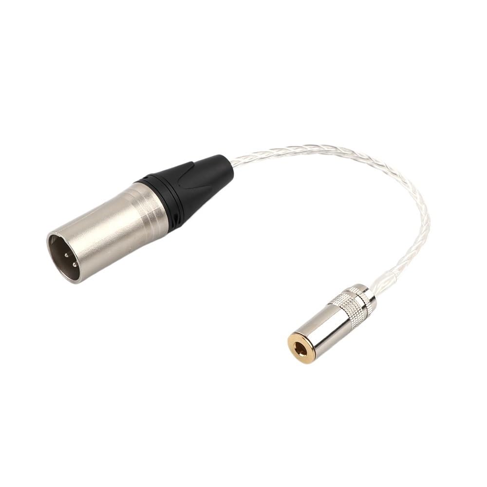 HiFi 7N OCC argento 4,4 mm femmina a 4 pin XLR maschio bilanciato cavo adattatore audio 4.4 TRRRS a XLR connettore (1 m)