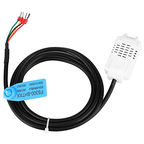 Cerlingwee Humidity Temperature Sensor, -20 ░ C ~ 100 ░ C High Accuracy Soil Moisture Sensor, Self-Calibration for Greenhouse Warehouse HVAC Computer Room Monitoring(SHT35)