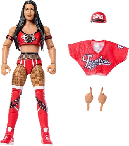 Mattel WWE Elite Action Figure & Accessories, Series #123 Set, 6-inch Collectible Nikki Bella with 25 Articulation Points & Swappable Hands