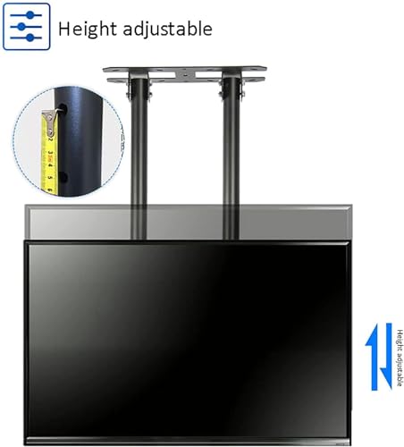 Support TV pliable et télescopique pour écran LCD mural ou fixation plafond