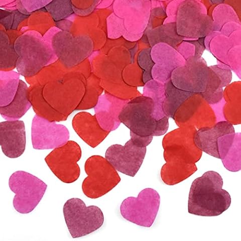 HQdeal Confeti de Corazón Multicolor 6000 Piezas Cover